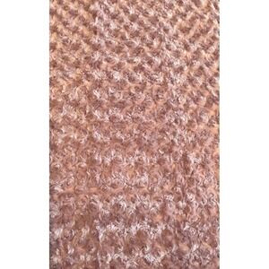 Rose Pink Faux Fur Fabric 25" x 60" Soft Plush Remnant Craft Sewing 00868